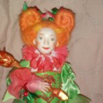 Мадмуазель Пион, авторская кукла