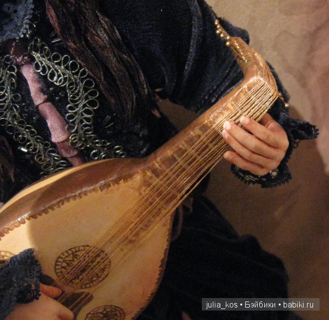 Авторская кукла. "Серенада"