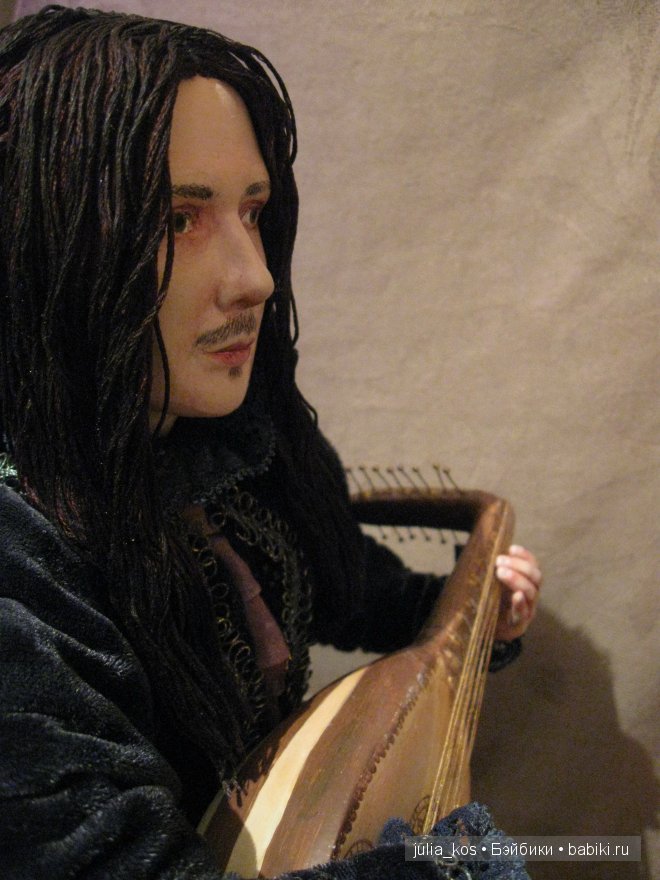 Авторская кукла. "Серенада" (фото 3)