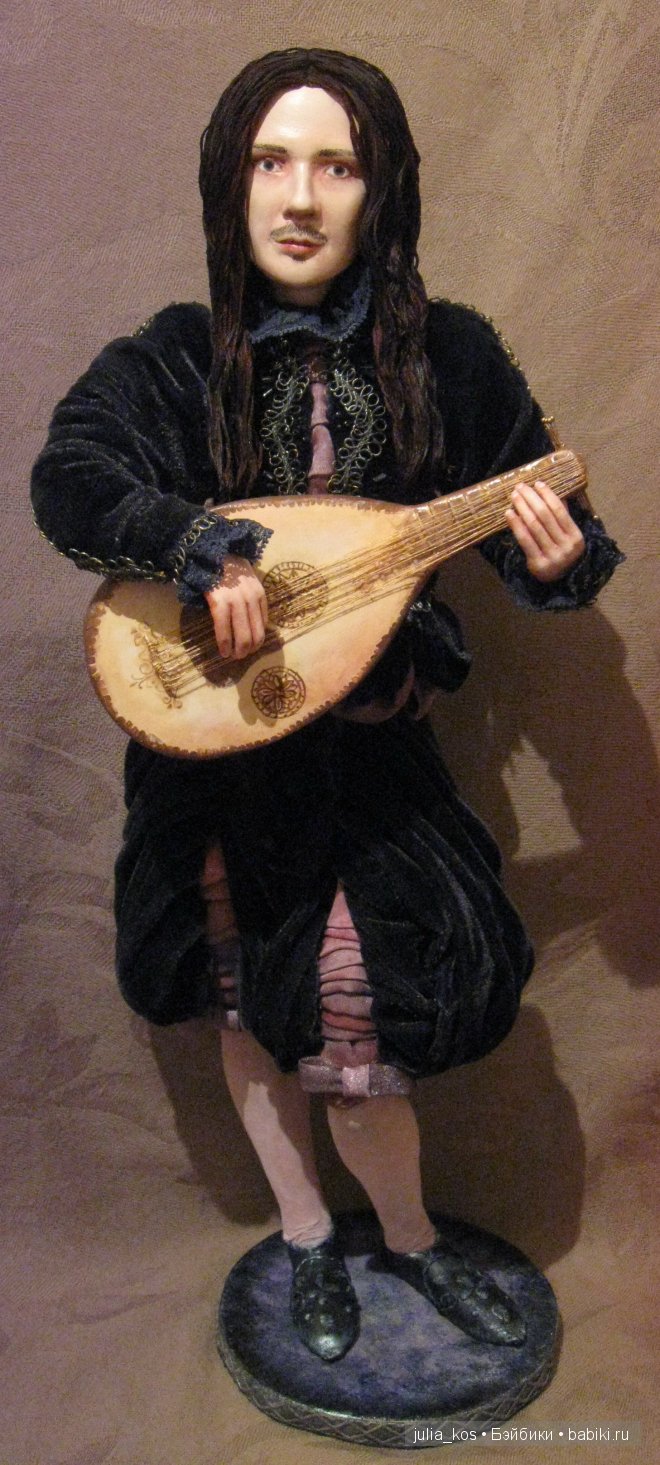 Авторская кукла. "Серенада"