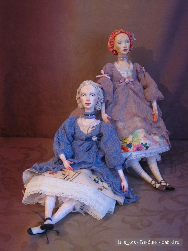 Авторские куклы Мина и Нюта