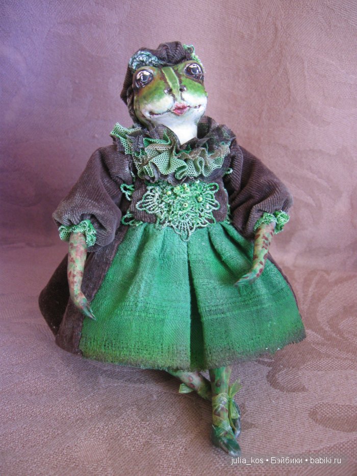 Их Высочества Лягушки — Авторские куклы ручной работы: текстильные (фото 9)