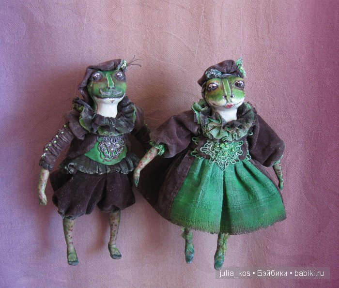 Их Высочества Лягушки — Авторские куклы ручной работы: текстильные