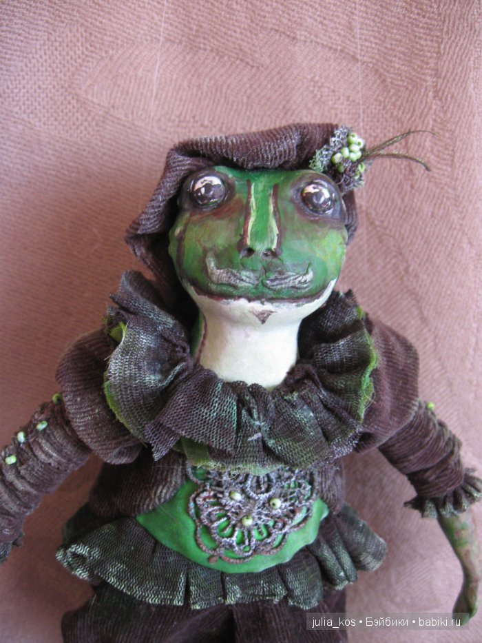 Их Высочества Лягушки — Авторские куклы ручной работы: текстильные (фото 5)
