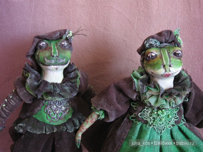 Их Высочества Лягушки — Авторские куклы ручной работы: текстильные (фото 2)