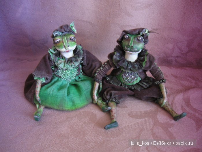 Их Высочества Лягушки — Авторские куклы ручной работы: текстильные (фото 10)