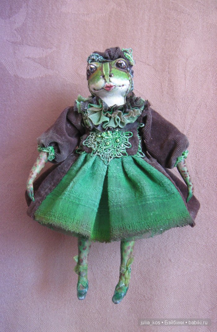 Их Высочества Лягушки — Авторские куклы ручной работы: текстильные (фото 7)