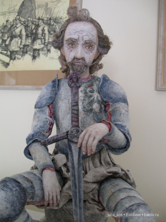 Победитель мельниц. Портретная кукла - Дон Кихот (фото 6)