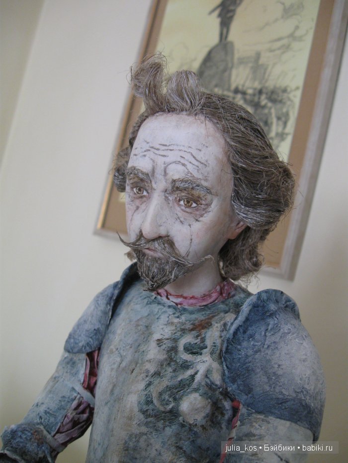 Победитель мельниц. Портретная кукла - Дон Кихот (фото 9)