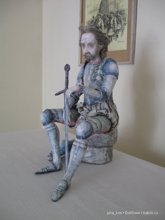 Победитель мельниц. Портретная кукла - Дон Кихот (фото 3)