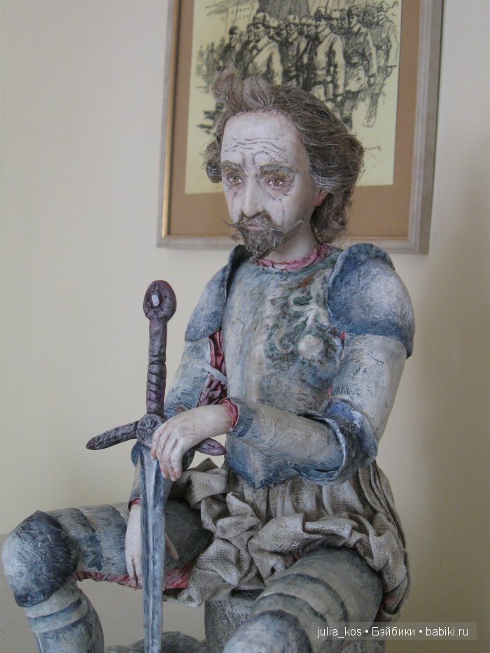 Победитель мельниц. Портретная кукла - Дон Кихот (фото 4)