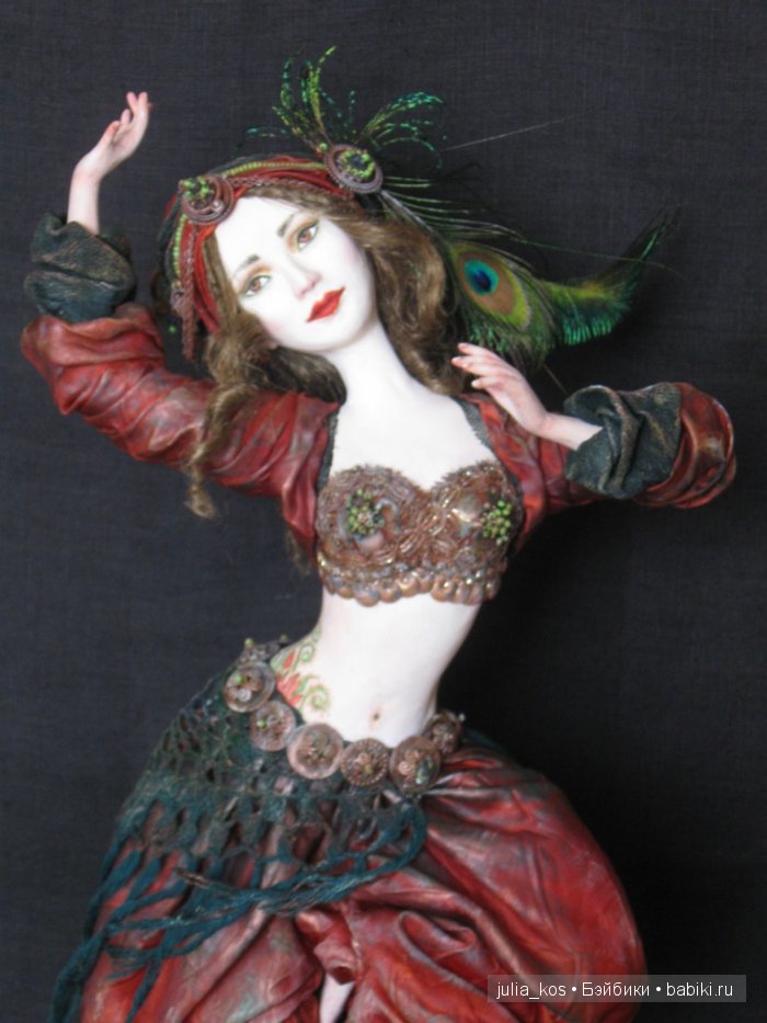 Авторская кукла Яшма — Лепка авторских кукол: полимерная глина (фото 7)