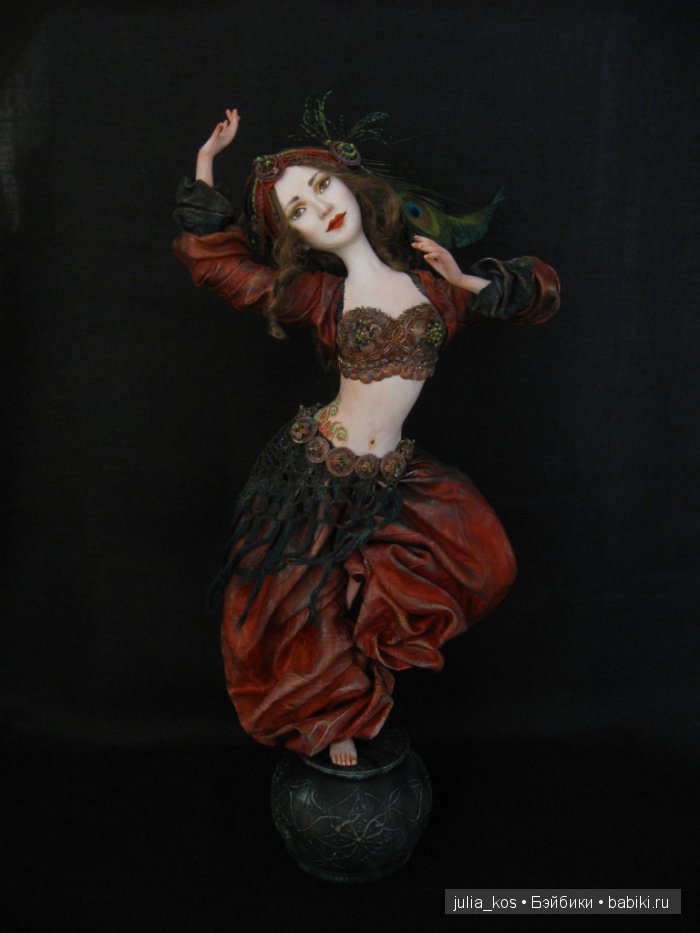 Авторская кукла Яшма — Лепка авторских кукол: полимерная глина