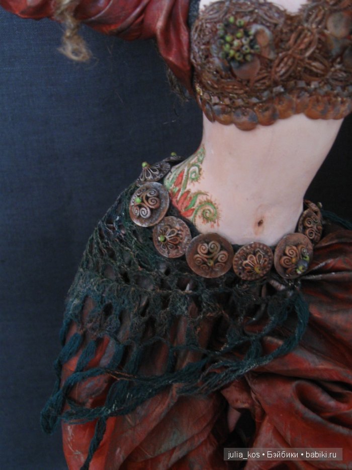 Авторская кукла Яшма — Лепка авторских кукол: полимерная глина (фото 4)