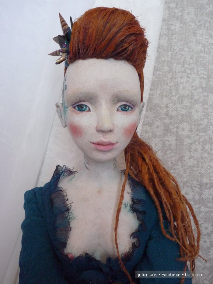 Ундина. Будуарная кукла ручной работы (фото 6)