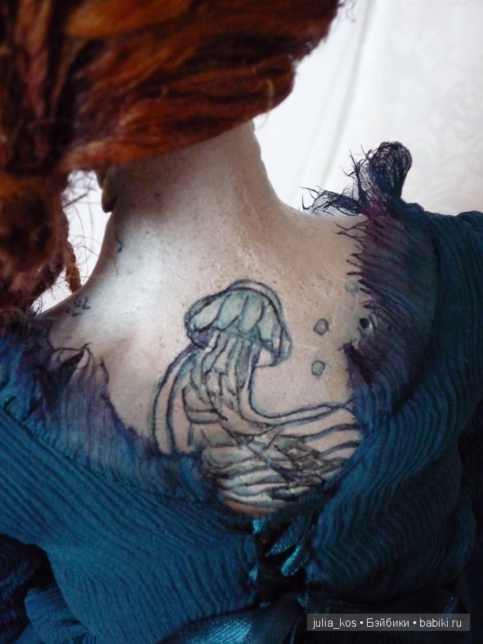 Ундина. Будуарная кукла ручной работы (фото 8)