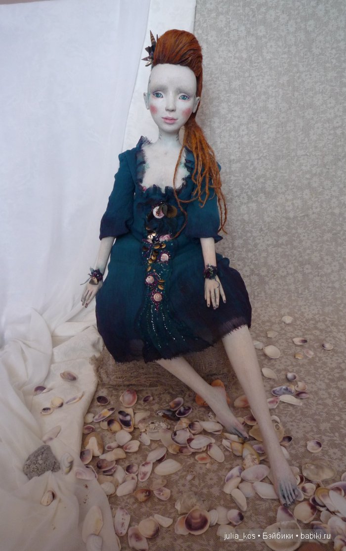 Ундина. Будуарная кукла ручной работы (фото 7)