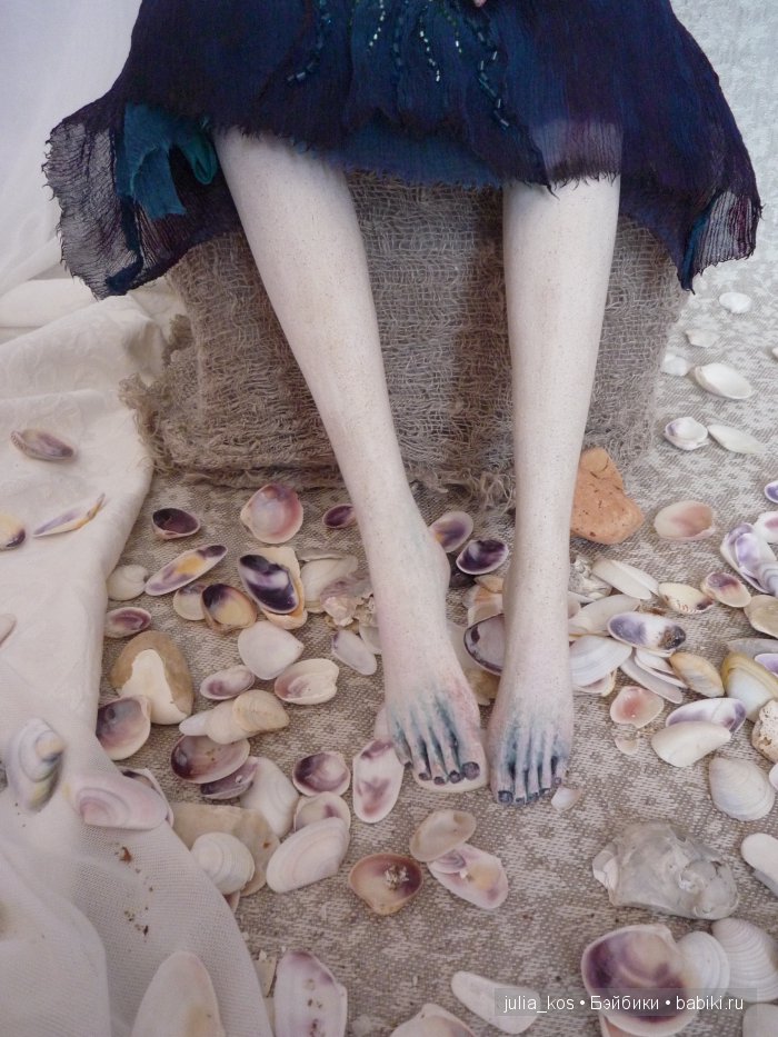 Ундина. Будуарная кукла ручной работы (фото 4)