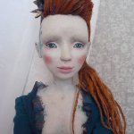 Ундина. Будуарная кукла ручной работы