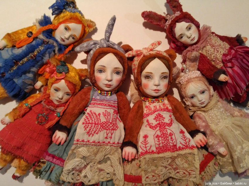 Мишки-шишки — Авторские куклы Тедди