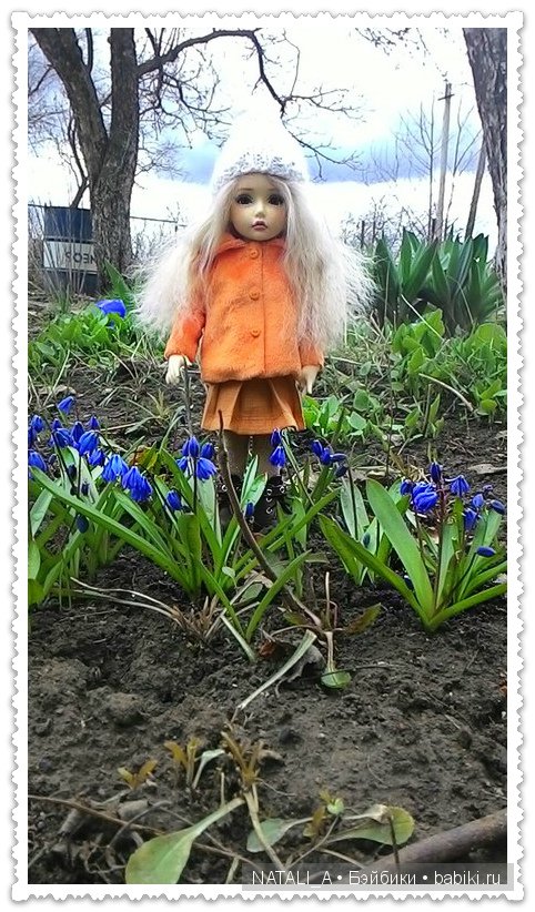 нашли подснежники