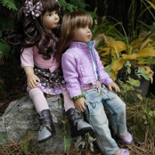 Осенний день Юляши и Бьорк