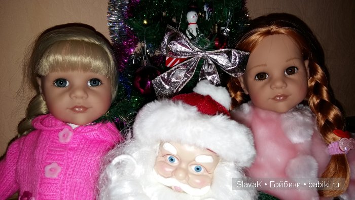 Как мы ёлку провожали. Мои куколки Gotz