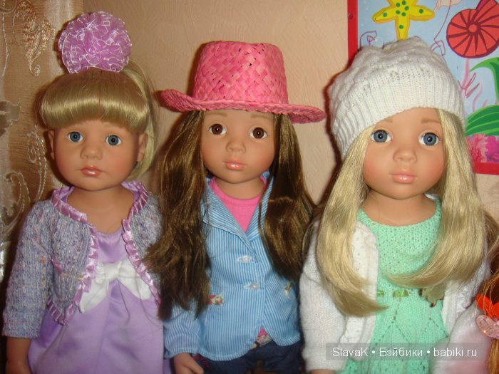 Как мы ёлку провожали. Мои куколки Gotz