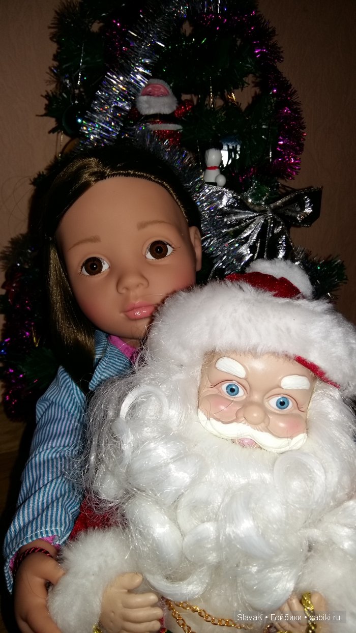Как мы ёлку провожали. Мои куколки Gotz (фото 5)