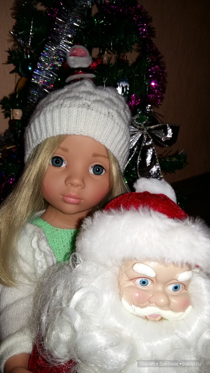 Как мы ёлку провожали. Мои куколки Gotz (фото 8)