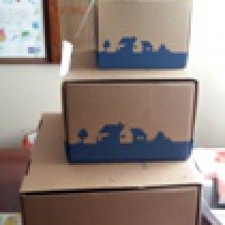 Отправка кукол и не только. Новые почтовые коробки не порадовали.