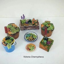 Любителям миниатюры и... суккулентам... Посвящается