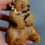 Ватная игрушка "Цирковой мишка"