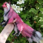 Авторская игрушка "Лисица - кицунэ"