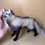 Авторская игрушка "Фантазийный лис"