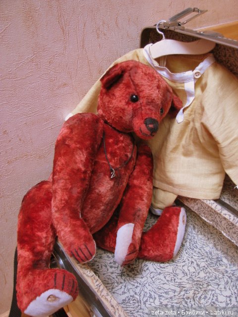 Мои творческие вдохновения на заданную тему. Тема: "Мишка-тедди Альфонсо от Steiff"