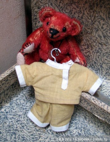 Мои творческие вдохновения на заданную тему. Тема: "Мишка-тедди Альфонсо от Steiff"