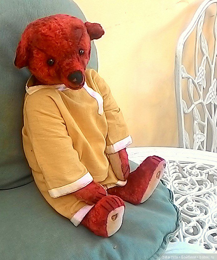 Мои творческие вдохновения на заданную тему. Тема: "Мишка-тедди Альфонсо от Steiff"