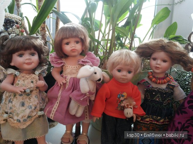 Малышки - Катюша, Софи, Рита и Егорушка. пока единственный мужичок, в моей коллекции))