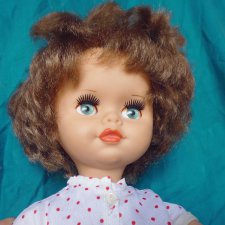 Винтажная кукла-пупс фабрики "Весна", ранний выпуск