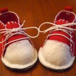 Кеды для куклы из фетра своими руками