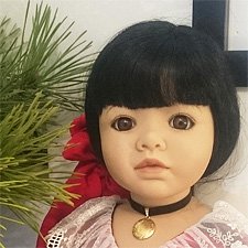 Новогодняя девочка и немного о Carin Lossnitzer