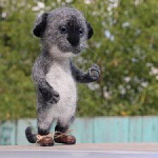 Жил-был у девочки серенький котик