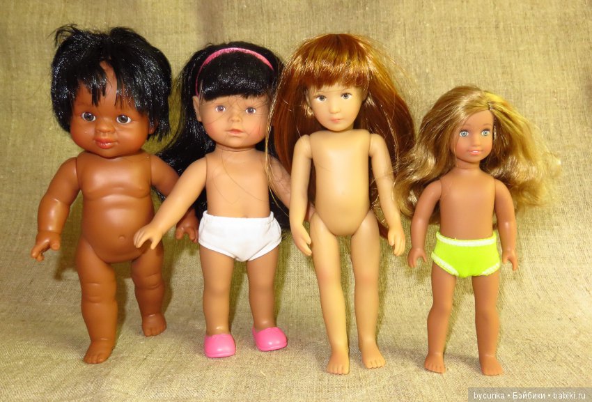 Сравнение испанских куколок с другими куклами нашей коллекции. Часть 2