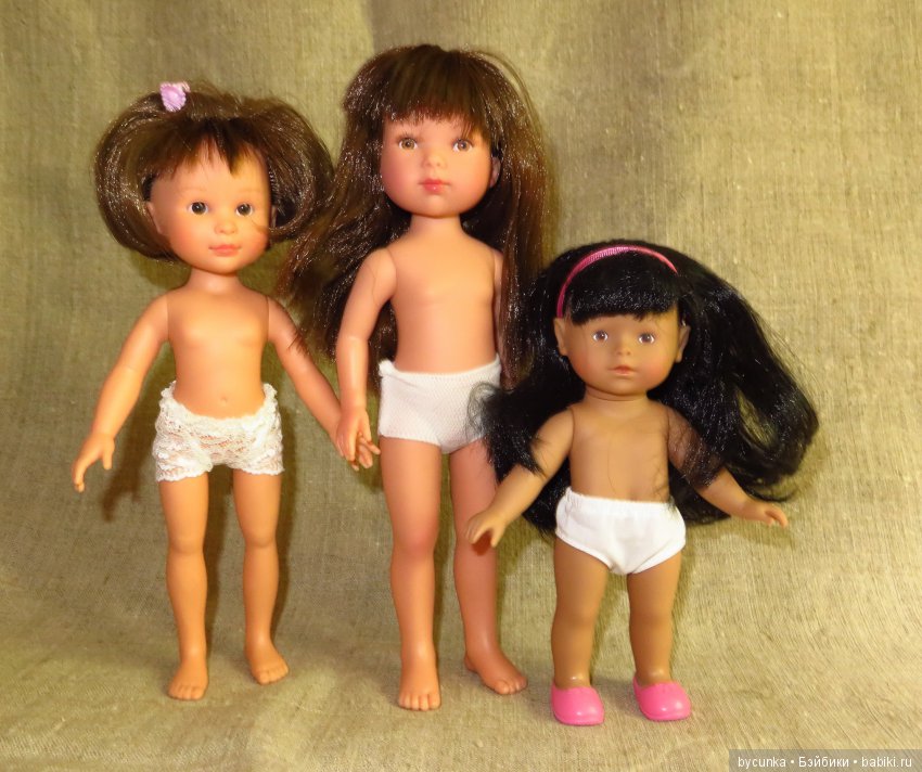 Сравнение испанских куколок с другими куклами нашей коллекции. Часть 2