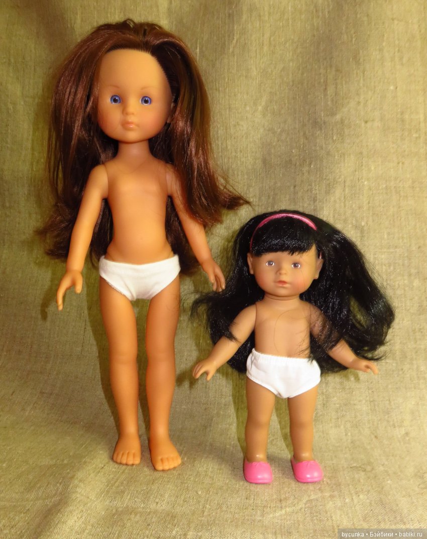 Сравнение испанских куколок с другими куклами нашей коллекции. Часть 2