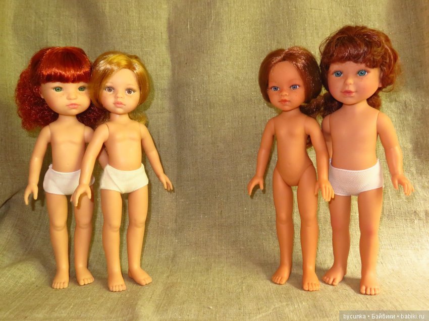 Сравнение испанских куколок с другими куклами нашей коллекции. Часть 2