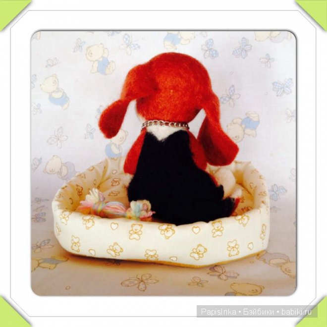 Щенок бигли - малышка Клоя. Валяние игрушек (фото 2)