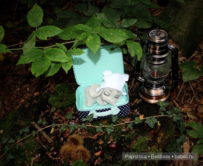 Авторская игрушка сухим валянием. Подкидыш (фото 6)