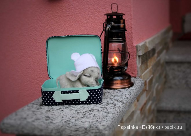 Авторская игрушка сухим валянием. Подкидыш (фото 4)